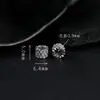 Cuentas Espaciadoras de Panal de Abeja con Diamantes de Plata S925 Completa Accesorios para Joyería DIY Cuentas de Barril de Agujero Grande Accesorios para Pulseras Trenzadas Estilo Lujo Ligero