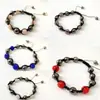 Nuevo Precio Especial Magnético de Pedrería Color Ajustable Tejido Acero de Titanio Alta Calidad Resistente al Color Pulsera de Letras con Cuentas para Mujer
