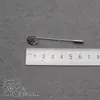 Broche material diy malla de cobre aguja de una línea aguja de punzar aguja para cuello base para corsage casero accesorios