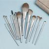Set de Brochas de Maquillaje Li's de 14 Piezas con Diseño de Flores, Suave y Portátil, Brochas para Corrector, Herramientas de Belleza al por Mayor en Stock