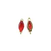Colgante Doble Chapado Conserva Color Cobre Chapado Colgante Pequeño Accesorios DIY Conector Colgante Arete Pulsera Materiales