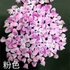 Nuevo carillón de viento de cristal artificial de lirio con degradado de dos colores, colgante de borla acrílica para horquilla, accesorios de cuentas sueltas