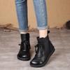 Botas Curtas Grossas Forradas com Lã de Solado Reto para Mulheres, Novo Estilo Outono e Inverno 2026, Botas Simples Super Confortáveis com Solas Macias Antiderrapantes, Sapatos de Algodão para Mãe