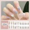 Dicas de Unhas com Pedras de Diamante Mais Vendidas no Tiktok, Arte de Unhas, Adesivos de Unhas Postiças, Unhas Longas Usáveis Feitas à Mão de Alta Qualidade Atacado
