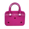 Moda Europea y Americana Bolsa de Playa Eva Verano Exterior Estilo Coreano Bolso de Mano Bolso Tote Accesorios DIY Bolsa con Agujeros