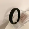 Faixa de Cabeça Nova Estilo Esponja de Cano Alto para Mulheres, Faixa de Cabelo Larga de Borda Leite Café Estilo Francês, Presilha de Cabelo, Acessório de Cabelo
