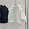 Chaqueta de moda para niños estilo coreano Otoño 2026, abrigo con capucha moderno y genial, top de otoño para niños, estilo de otoño moderno