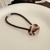 Nueva Banda de Goma de Moda Estilo Coreano Cuerda Elástica Alta para el Cabello Cuerda de Cabello de Gama Alta Goma para el Cabello Cuerda para Cola de Caballo Alta Accesorio para el Cabello en la Parte Posterior de la Cabeza