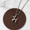 Collar Sencillo de Cachorro Globo Europeo y Americano Colgante de Moda para Hombres y Mujeres Cadena de Suéter Fresca Estilo Disco Callejero Regalo para Pareja