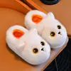 Pantuflas de Algodón para Niños de Otoño e Invierno para Niños y Niñas con Protección en el Talón Zapatos de Algodón para el Hogar Antideslizantes Suela Suave Zapatos Peludos para Niños Pequeños Bebé