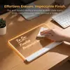 Pizarra de mensajes RGB de acrílico, tablero de escritura iluminado con LED, logo personalizado, adecuado para bares, KTVs y letreros publicitarios fluorescentes