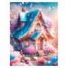 Pintura de diamantes 5D con piedras de diamantes AB, mosaico, invernadero de fantasía, paisaje de castillo, bordado, punto de cruz, mosaico, pintura decorativa