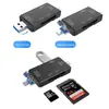 Leitor de Cartão Otg Multifuncional Seis em Um Tipo-C Android Cartão Sd/Tf Pen Drive Usb3.0 Celular Computador