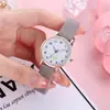 Relógio Luminous Daisy Girl Versão Ins Coreana para Alunos do Ensino Médio Moda Simples Versátil Estilo Floresta Fresco Universitário