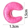 Explotaciones transfronterizas caricatura 26 letras inglesas lindo mini DIY decorativo accesorios para ropa tela de bordado planchar