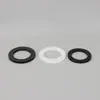 Junta plana de 1 pulgada 1.5 pulgadas 2 pulgadas junta de silicona impermeable negro transparente junta de silicona para tapa de botella tornillo de sellado