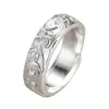 Anillo Xiangyun para Hombre Moderno Ins Nicho Personalidad Moda Antiguo Vintage Anillo Individual para Hombre Anillo Púrpura Qi Donglai