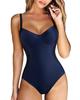 25 Nuevos Trajes de Baño de Natación de Carreras Amazon Transfronterizos para Mujer, de Gama Alta, Huecos, con Lazo, Sexys, de Bloques de Color, una Pieza