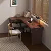 Mesa de Escritório Doméstico Moderna e Simples Mesa de Estudo Doméstico para Estudantes Estante de Livros para Quarto Estante de Livros Mesa Integrada para Computador de Mesa