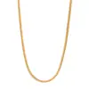 Cadena Cruzada de Moda Versátil Cadena para Labios Collar de Acero de Titanio Cadena Básica Lisa Accesorio de Acero