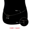 Joyería Transfronteriza Europea y Americana Sexy Bikini Playa Cadena para Cintura Corazón para Mujeres Moda Simple Capa Única Cinturón Pequeño de Fragancia
