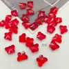Xingtai Vidro de Cristal Contas Soltas DIY Coração de Pêssego Flor de Ameixa Pétala Cortina de Porta Acessórios de Vestuário Furo Reto Elemento Borboleta