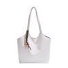 Bolsa Tote grande capacidade 2025 nova para estudantes universitários bolsa para o dia a dia com padrão trançado bolsa de ombro bolsa feminina literária