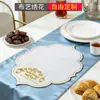 Tapetes de Mesa Bordados Atacado Transfronteiriço, Tapetes Isolantes de Calor, À Prova de Óleo, À Prova d'Água, Resistentes a Manchas, Tecido de Alta Qualidade Bordado para Mesa de Jantar Ins