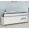 Liquidação Pintura Eletrostática Balcão de Recepção Moderno Loja de Roupas Barbearia Balcão de Bar Balcão de Caixa Recepção Frontal da Empresa Balcão de Recepção Simples