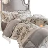 Conjunto de Cama de Inverno de Veludo Leite Francês Embossado de Alto Peso Quatro Peças Estilo Coreano Luxo Leve Conjunto de Roupa de Cama Embossada
