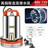 Bomba Submersível DC sem Escovas 48-72v Universal para Bicicletas Elétricas Bomba de Bombeamento de Água Agrícola Extrator de Água