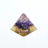 Atacado Transfronteiriço Amazon Pedras de Cristal Goma Pirâmide 4CM Pirâmide Chakra Artesanato de Mesa
