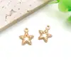 Acessórios de Joias Kc Gold DIY Pulseira Colar Brincos Pingente Misturado Sol Lua Estrela Pingente Pequeno Pacote de Material