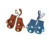 Manoplas con cuello halter estilo coreano para niños, guantes de punto lindos, guantes cálidos de otoño e invierno para niños y niñas, niños modernos