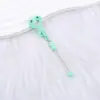 Llavero de Silicona con Forma de Corazón y Cara Sonriente DIY Cadena de Cuentas Linda Adecuado para Accesorios de Popote para Vasos de Agua de 8 mm a 10 mm
