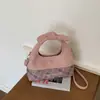 Estilo Coreano 2026 Nuevo Estilo Perezoso Bloque de Color Bolso de un Hombro Gran Capacidad Bolso de Tela para Viajes y Commuting Bolso Tote Casual Versátil