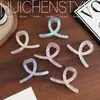 Presilha Minimalista Fritillaria Presilha de Garra Cauda de Sereia Palavra Ji You Disco de Nuca Presilha Tubarão para Cabelo Presilha de Rabo de Cavalo Acessórios de Cabelo Simples de Temperamento