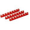 Tubo de rosca de PVC com cartão 16 20 braçadeira de tubo fixo 8 bits 10 bits de grande distância estreito cartão vermelho e azul