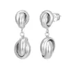 Pendientes Exagerados de Metal Dorado de Moda Transfronteriza Europea y Americana Son Versátiles y Adecuados para el Uso Diario de las Mujeres