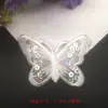 Tecido com Bordado de Borboleta em Renda Patch para Roupa Patch Termocolante Flor Traje Antigo Traje de Ópera Decoração Tecido Patch Adesivo Artesanal DIY Acessórios