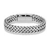 Pulsera de acero de titanio para hombre, estilo hip hop, con personalidad europea y americana, sencilla y de acero inoxidable.