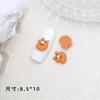 Venta Caliente Popular en Internet Barra de Hielo Marrón Arroz Oso Sonriente Lazo Accesorios de Resina Funda para Teléfono Celular Taza Accesorios Diy