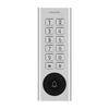 Suministro Directo de Fábrica Carcasa de Aleación de Zinc Versión Estrecha Teclado Físico con Pantalla de Luz LED Multicolor Control de Acceso con Timbre Máquina Todo en Uno