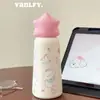 Taza Termo Estrella de Celebridad de Internet, Botella de Agua de Nuevo Estilo, Exquisita y Anticaídas, Adecuada para Uso en el Campus y al Aire Libre, Antiescaldado, Alto Valor Estético, un Imprescindible para Estudiantes
