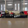 Torno de Trabajo Pesado Cw61125 61125 Torno Horizontal Convencional Torno para Cortar Metal de Agujero Grande