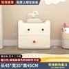 Cômoda de Madeira Maciça Estilo Creme Cômoda Simples Quarto Mesa de Cabeceira Sala de Estar Armário Lateral do Sofá Armário de Armazenamento de Brinquedos Infantil