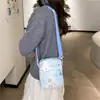 Bolso bandolera de estilo coreano, fresco y lindo, con estampado de estrellas para niñas, perfecto para salir, con un diseño elegante y atractivo, y un compartimento para teléfono de alta calidad