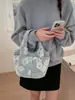 2026 Verão Nova Moda Casual Retrô Renda Bolsa de Mão Tote Grande Capacidade Bolsa de Ombro para o Trabalho Bolsa de Ombro