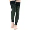 Pierneras de Cachemir de Ajenjo Calentamiento Automático Calcetines Largos para Piernas Frías de Personas Mayores, Calentadores de Rodillas para Invierno, Mangas de Rodilla Extendidas y Engrosadas para Articulaciones