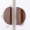 Manija de Puerta de Gabinete Infantil Madera Maciza Oso de Dibujos Animados Conejo Mickey Manija de Cajón de Armario Cuatro Puntos Semicircular Tronco